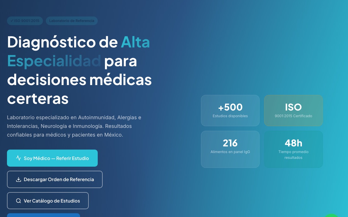 Página de inicio de senkalab.com